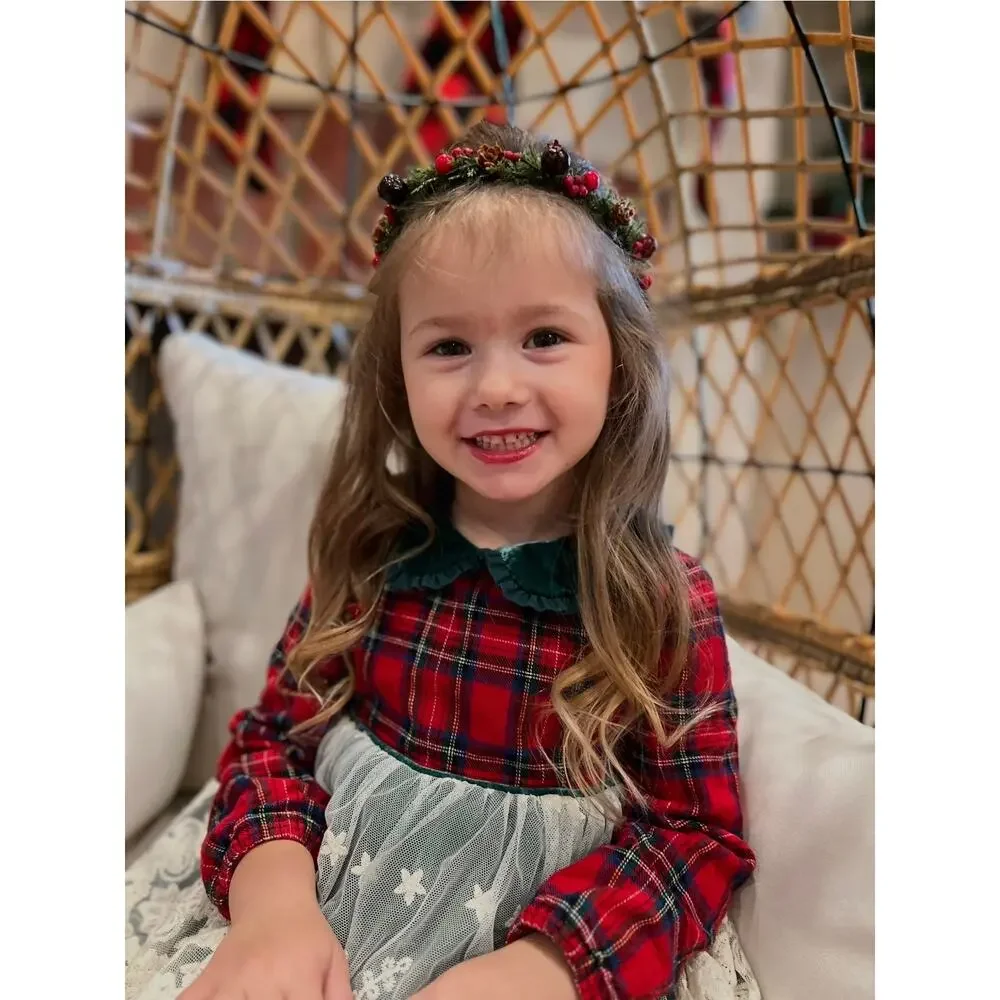 Eleina May & Co Mrs Claus Christmas Crown Halo Toddler 18